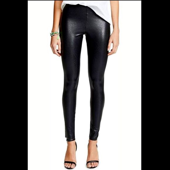Express Pants - Express Faux Leather Shiny Legging Pants M